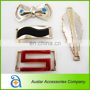 Fashion Lady Shoe Decorative Cheap Shoes Decoration Plastic thumbnail-1