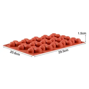 Free Sample Food Grade Heat Resistant Nontoxic Silicone Cake Mold Baking Mousse Pudding Mold Tool Fingertip thumbnail-1