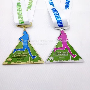 Zinc Alloy Activity Competition Medal Custom Creative Paint Games Metal Medal Marathon Medal Custom thumbnail-2