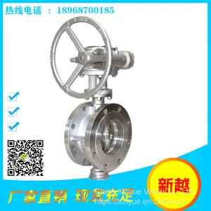 Three Eccentric Metal Hard Seal Stainless Steel Butterfly ValveD343W-25RL thumbnail-1