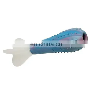 Customized Color Fetch Toss Toy Dart Shape Dog Chew Toy Interactive Treat Toy for Dogs thumbnail-3