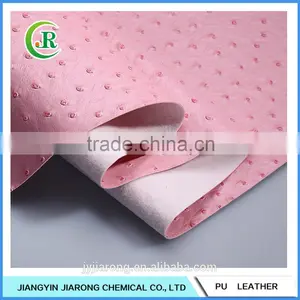 Ostrich Pattern Semi PU Leather for Suitcases thumbnail-2