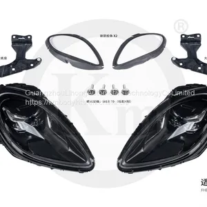 Fit for 2014-2017 Macan 95B.1 Upgrade 2018-up 95B.2 Style High Configuration LED Headlight Headlamp Replacement 95B thumbnail-1