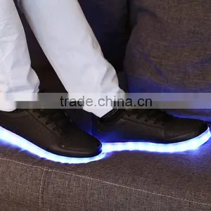 Factory Price Wholesale USB Charge Adults LED Shoes/LED Light up Shoes Sneaker thumbnail-2