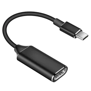 USB Type C to HDMI-compatible Adapter USB 3.1 USB-C to HDMI-Compatible Video Adapter Converter for MacBook Air for Samsung thumbnail-2