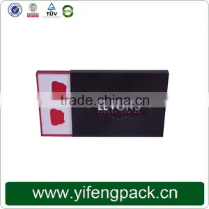 Custom Design Matt Black Sliding Drawer Gift Box With EVA Tray thumbnail-5