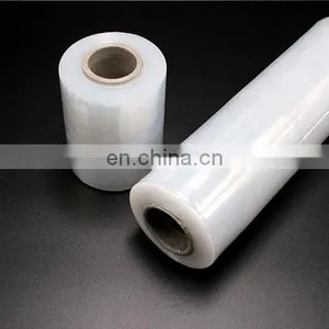 Mini Handle Rolls Stretch Film Transparent LLDPE Packaging Film Green Packing Casting Soft Moisture Proof 50-1000mm 2'' 3'' thumbnail-2