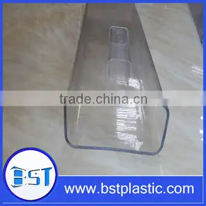 High Quality Extruded Clear Plastic Square Tube thumbnail-1