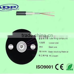 Parallel Double Steel Wire Strengthened Fiber Optical Cable GYXTW G562D Fiber 4-24 Cores thumbnail-1