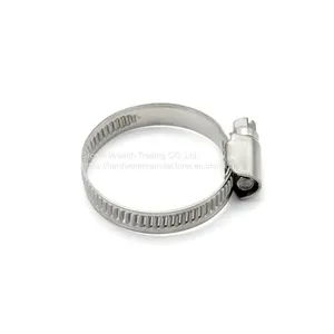 UK Type Galvanized Worm Drive Hose Clamp thumbnail-1