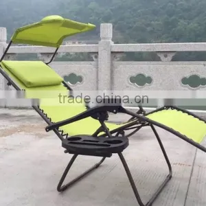 Over Size Zero Gravity Chiar With Cup Holder for Patio Outdoor Garden thumbnail-2