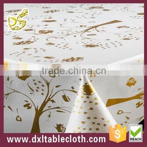 Wholesale Golden Tree PVC Hall Decorations Wedding Tablecloths thumbnail-1