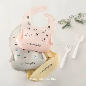 Baby Food Bib Baby Silicone Food Rice Pocket Male and Female Children Bib Waterproof Washable Saliva Pocket thumbnail-2