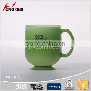 Gift Suitable Printing Double Wall Oval Mug Cup With Handle thumbnail-2