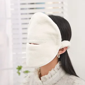 Salon Face Towel Double Layer Face Wash Hot and Cold Compress Towel Steam Mask Beauty thumbnail-2