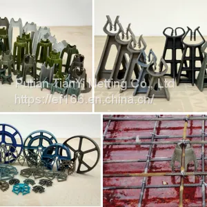 PE/PP 35/40mm Wheel Style Plastic Spacer Protective Layer of Reinforcing Steel Bar Applied in the Civil thumbnail-2