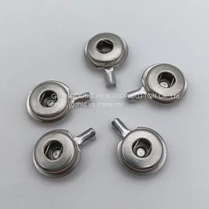 12mm Brass Half Pack Medical Electronic Button Medical Electrode Button thumbnail-2