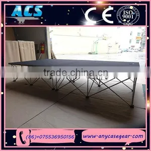 ACS Wooden Stage, Aluminum Stage, Used Portable Stage for Sale thumbnail-1