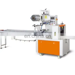 Pillow Pack Bag Automatic Muffin Toast Packing Equipment Rice Cake Packaging Machine thumbnail-1