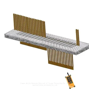 UPARK Outdoor Customized Invisible Fencing Safe Zones Driveway Prevent Violent Collision Automatic Retractable Gate thumbnail-1