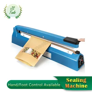 Impulse Heat Sealer Portable Sealing Machine Balloon Heat Sealer Machine Mylar PP Plastic Bag Sealer Food Film Manual Pressure Sealer Heavy Duty Sealing Machine Hand Held Heat Sealer thumbnail-2