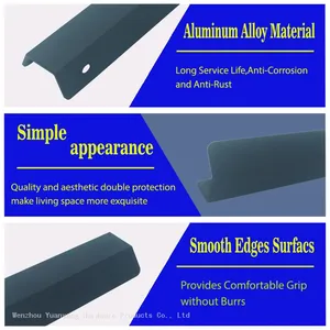 Aluminum Profile Furniture Handles Manufacturing Wardrobe Cabinet Door Handles thumbnail-4