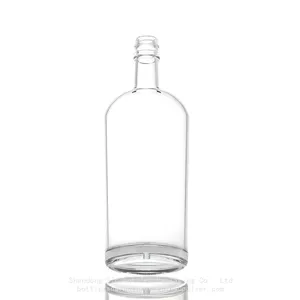 1000ml 850g Screw Top Glass Rum Distillery Custom Bottle Gold Supplier SinoBottles Packaging thumbnail-1