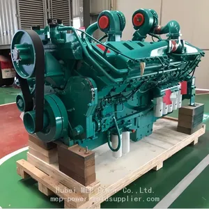 Diesel Electric Generator Set 1500 kw Power by Engine KTA50-G15 Cummins Silent Genset 1.5 Mw thumbnail-4