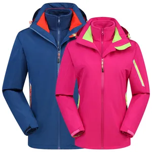 High End Two-piece Three in One Detachable Assault Suit for Men and Women, Windproof, Rainproof, Breathable, Autumn Fashion thumbnail-3