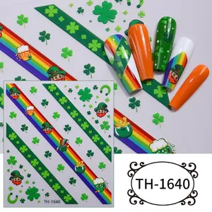 Pre-Cut Nail Stickers for DIY Manicure - 15mm Width & 20 Designs thumbnail-5