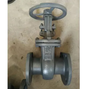 GOST PN16 DN80 Cast Steel Flange Gate Valve WCB thumbnail-2