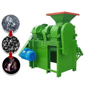 High Pressure Power Roller Pressing Machine Powder Forming Making Machine for Coconut Peanut Shell Charcoal EPC thumbnail-1