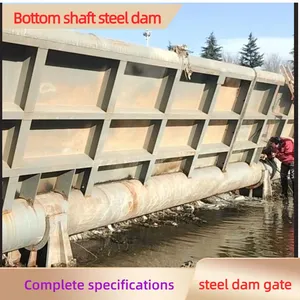 Used for Flood Control and Drainage, With Good Sealing Performance, Hydraulic Bottom-shaft Steel Dam thumbnail-4