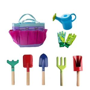Garden Planting Tool Kit With Stainless Steel Hand Tools Storage Bag Gloves Kneeling Pad and Twist Tie thumbnail-5