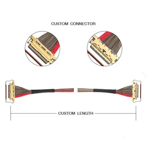 I-PEX 20633-220T-01S Micro Coaxial Cable Assembly 20-Pin LVDS EDP 0.4 Pitch thumbnail-5