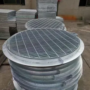 Pressed Locked Floor Grating, 4mm Thickness, 40x40mm Mesh, Anti-Slip Surface for Oil Rig Platforms thumbnail-4
