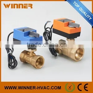 Brass Water Ball Valve With Electric Actuator thumbnail-1