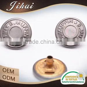 Garment Accessory With Logo Snaps Wholesale Metal No Sew Snap Button thumbnail-3