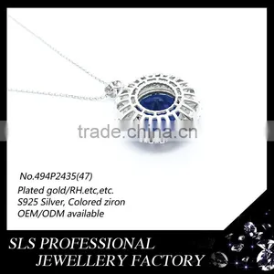 Women's Types Jewelry Sterling Silver Pendant Wholesale in 2015 Charms Jewellery Necklace Pendant in Guangzhou thumbnail-4