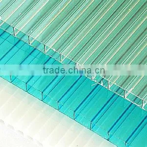 Export Quality 10years' Guarantee Polycarbonate Twin Wall Hollow Hollow Sheet thumbnail-1