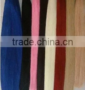 Pure Indian Human Hair Bulk/AAA Grade Pink Human Hair Bulk thumbnail-1