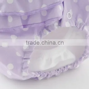 Made in Japan Cute Polka Dot and Frilled Cloth Baby Diaper Cover Nappies High Quality thumbnail-5