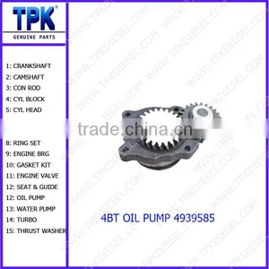 4BT 4BT3.9 4BTA OIL PUMP 4939585, R130-5 R150LC-7/9 Excavator Parts thumbnail-1