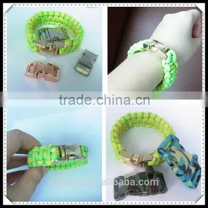 Curved Metal Buckle/metal Side Release Buckle/paracord Buckle Metal 5/8" for Bracelet thumbnail-1