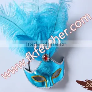 New Products 2016 Feather For Mask Goose Feather And Ostrich Feather Mask For Adult Sex Mask Wedding Supplies thumbnail-4