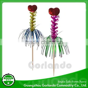 Wooden Stick Palm Decorative Cocktail Pick Party thumbnail-4