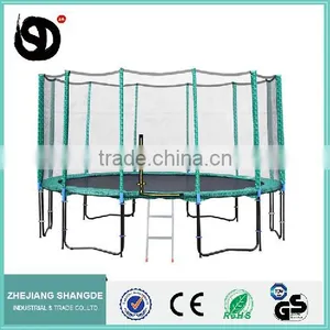 16 Trampoline Exercise Equipment Padding Trampoline Jumping Mat With Enclosure thumbnail-1