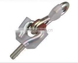 GALVANIZED IRON THREAD SWING HOOK SITH BOLT AND PLASTIC WASHER 6MM thumbnail-2