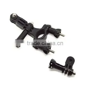 Bicycle Handlebar / Seatpost Clamp With Three-way Adjustable Pivot Arm for Go Pro thumbnail-3