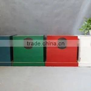 Chinese Colorful Antique Wooden Boxes/chest thumbnail-1